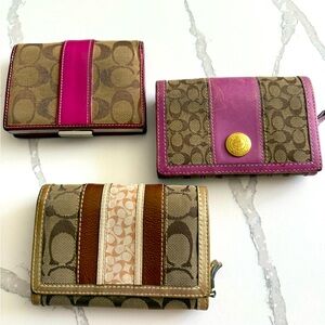 Coach Signature Wallets